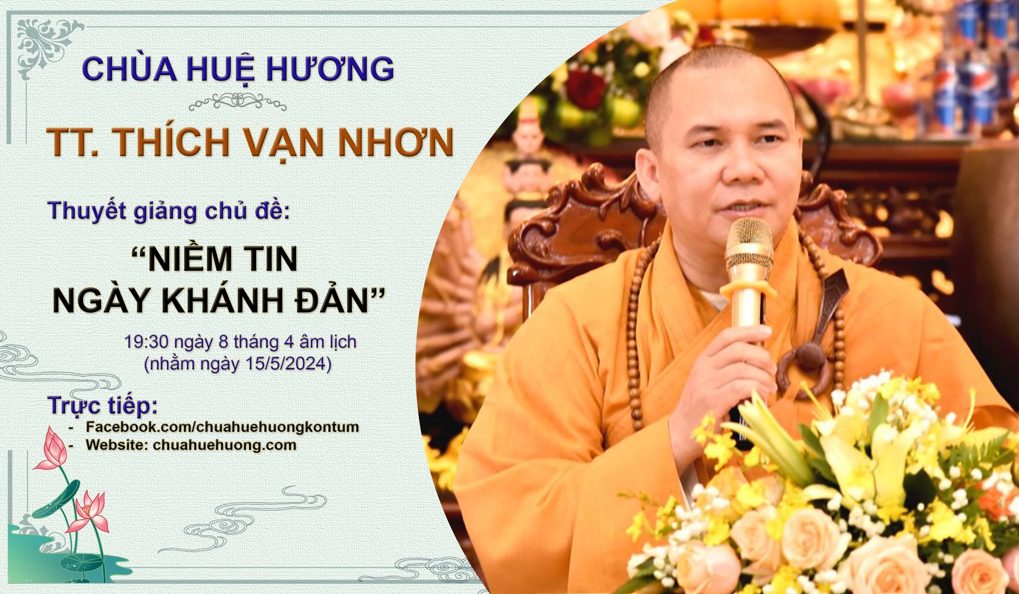 Niềm tin ngày Khánh Đản