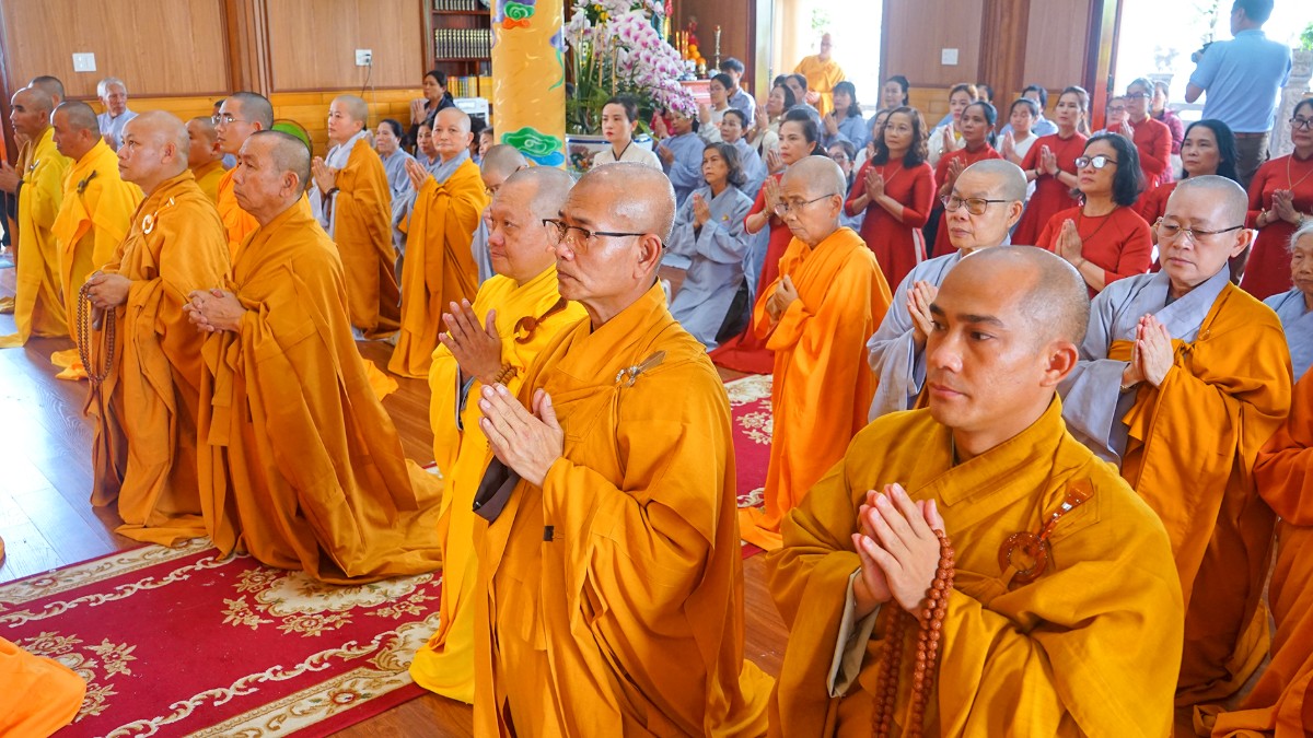 Toàn cảnh lễ húy kỵ lần thứ 52 cố Hòa thượng Tăng cang Thích Từ Vân tại chùa Huệ Hương